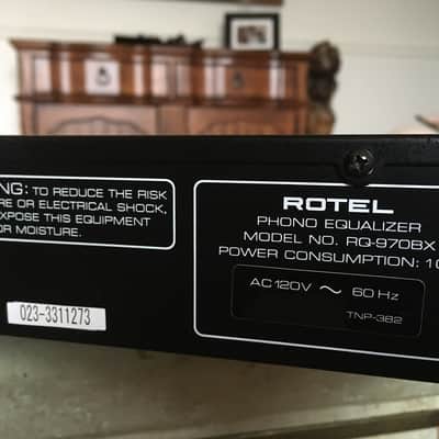 Rotel Rq-970bx phono preamp equalizer in mint condition image 6