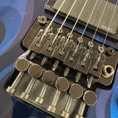Jackson USA `95 Blue Ghost Flames KV2 (***Secondhand***) image 8