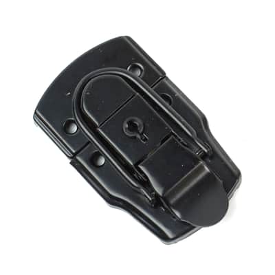 Drawbolt Closure Latch for Guitar Case with Lock and key ,Black 45x72mm image 1