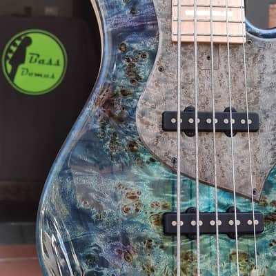 Sivcak Bass OSC II Custom Ocean Turquoise Burst image 2