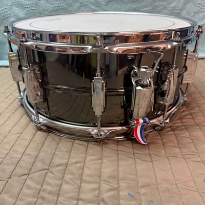 LUDWIG  🥁 Black beauty usa snare drum 6.5 x 14 upgraded head and wires image 3