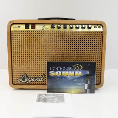 Legend Rock "N" Roll 50 Combo Guitar Amplifier Oak Cabinet image 1
