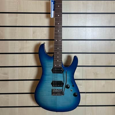 Ibanez AZ24S1F-TXB AZ Standard Transparent Turquoise Burst Electric Guitar image 1