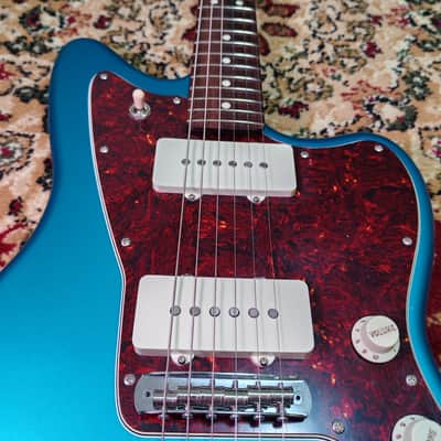 *NEW IN BOX* 2023 Fender Japan FSR Hybrid II Jazzmaster Satin Ocean Turquoise Metallic with Matching Headstock, MIJ JD23 image 14