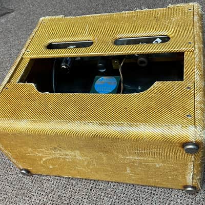 1957 Vintage Fender Tweed Princeton Combo Amp 5F2 image 6