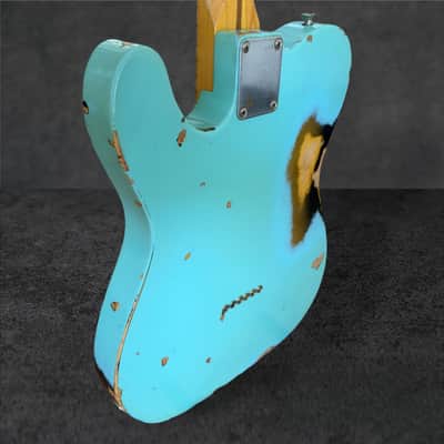 Nash T-57 – Seafoam Green over 2-Tone Sunburst, Heavy Aging image 14