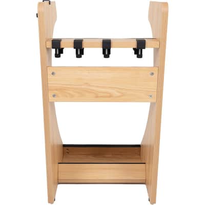 Gator Frameworks Elite Series 3 to 4-Space Guitar & Instrument Case Combo Rack Natural Maple Matte Finish image 7
