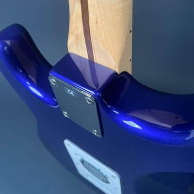 Fender Standard Stratocaster MIM Midnight Blue Maple Neck 2000 w/ Fender Tweed Hard Case image 20