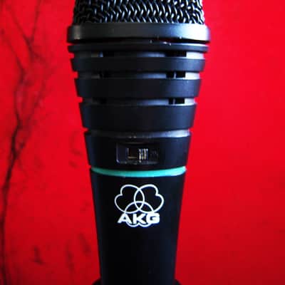 Vintage 1990's AKG D3700S Hyper Cardioid Dynamic Microphone Low Z w mic clip D1000E D190E D3700 image 8