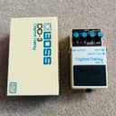 BOSS DD-3 Digital Delay 1988 MIJ Blue Label with Box, Long Chip - Made in Japan Vintage