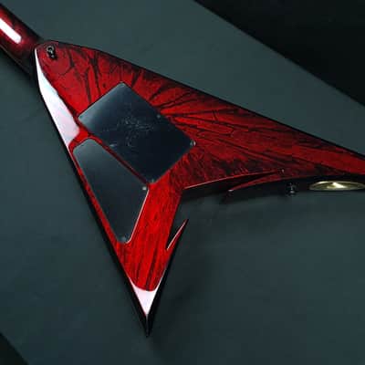 Jackson USA Custom Shop RR24 Rhoads w/ Cut Outs 2005 Red Marble Pablo Santana Masterbuilt NAMM'05 image 17