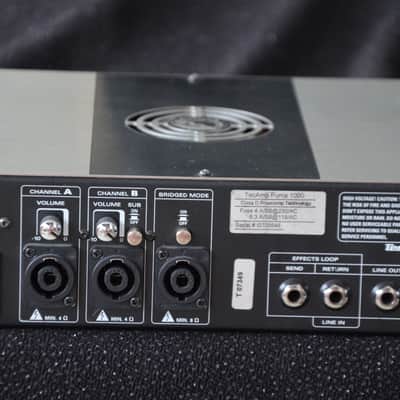 TecAmp Puma 1000 * up to 1000 watts Bass amp * High quality made in Germany * very compact and light weight only 2.8kg * FX- loop image 12