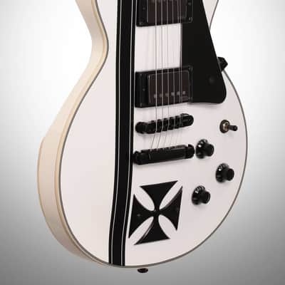 ESP LTD James Hetfield Iron Cross Electric Guitar, Snow White image 4