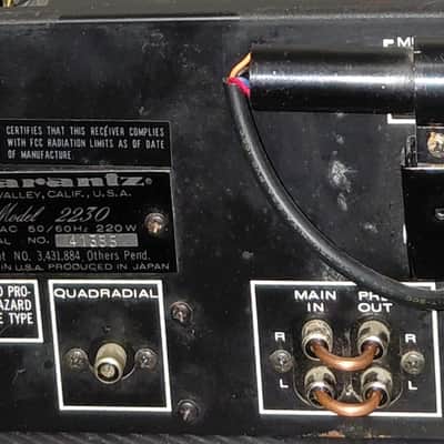 Marantz Model 2230 30-Watt Stereo Solid State Receiver Fully Restored Very Good Condition image 6