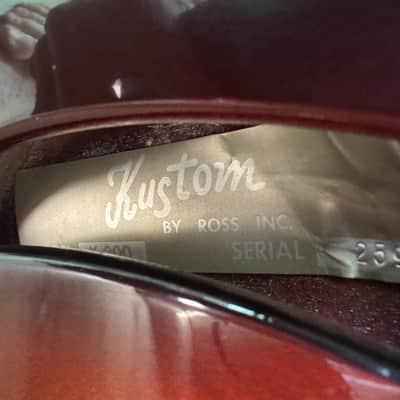 Kustom K-200 1967-1968 - Sunburst image 8