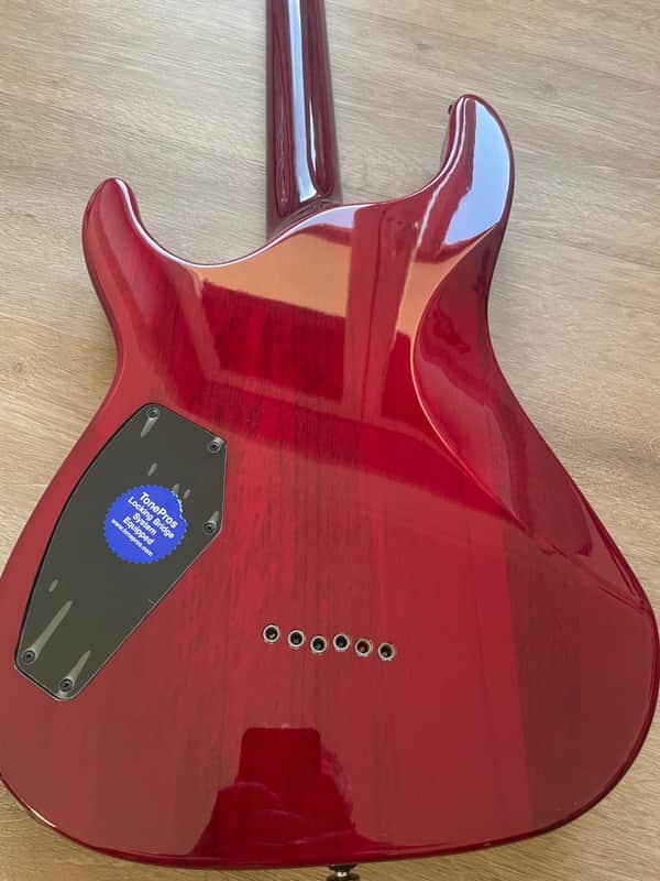 Schecter Diamond Series Red Exotic Star | Reverb