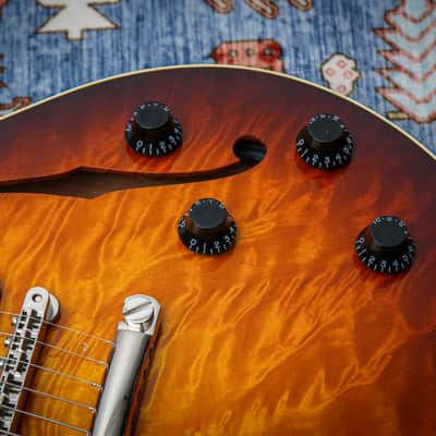 COLLINGS USA SoCo Deluxe Semi-Hollow "Tobacco Burst + Rosewood" (2023) image 9