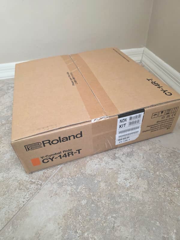 Roland CY-14-R-T V-Cymbal 14" Crash Pad 2021 - Present - Black image 1