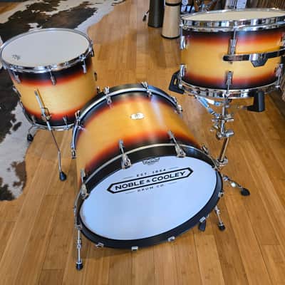 Drum Kits - Noble & Cooley 16x22 8x13 14x16 Horizon Series Drum Kit (Vintage Sunburst Satin) image 1