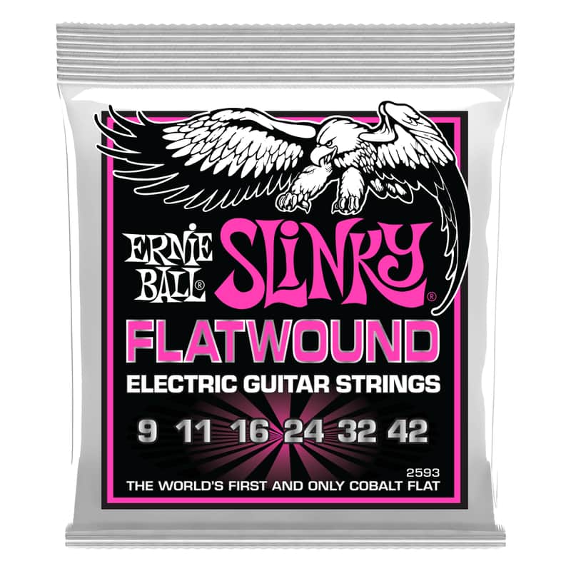 Ernie Ball - Slinky Flatwound Electric Guitar Strings 09-42 image 1