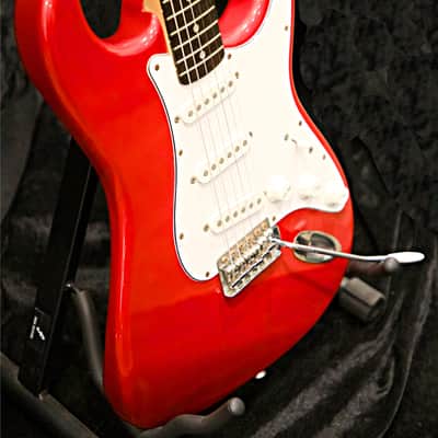 1993 Squier by Fender Stratocaster MIJ FujiGen – Torino Red image 3
