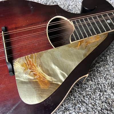 Vintage 1920’s Regal Acoustic Mandolin & Case Reverse Scroll image 10