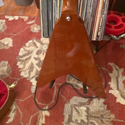 2019 Antique Natural Gibson Flying V w/OHSC image 5