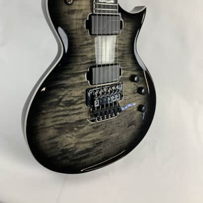 ESP E-II Eclipse FR Charcoal Burst CHB Floyd Rose Fluence Electric Guitar + Case - B-Stock image 7