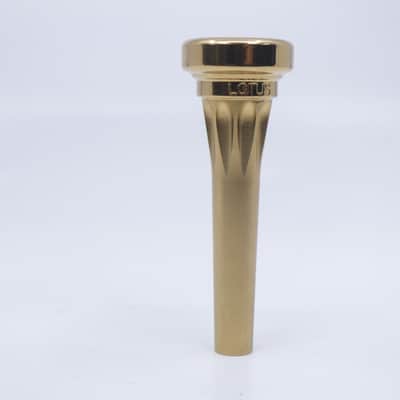 Lotus 1 XL2 Bronze Trumpet Mouthpiece - Gold Finish image 2