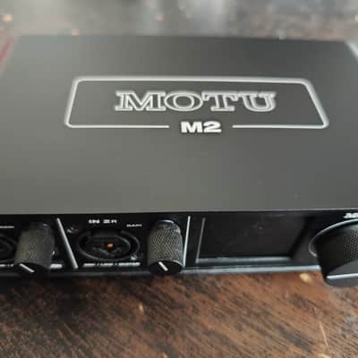 MOTU M2 USB-C Audio Interface 2019 - Present - Black image 2