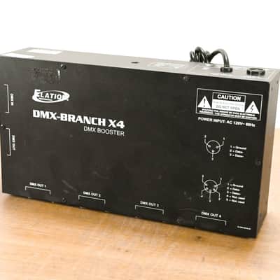 Elation DMX-Branch/4 4-Way 3-pin and 5-pin DMX Distributor CG011S6 image 4