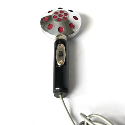 Vintage 1940's Philmore 1500 Hand-Held "Lollipop" Dynamic Microphone with Original Box-Works! image 2