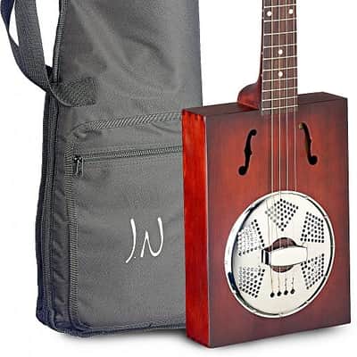 James Neligan CASK-PUNCHEON Cask Series Mahogany Neck 4-String Acoustic Resonator Cigar Box Guitar image 1