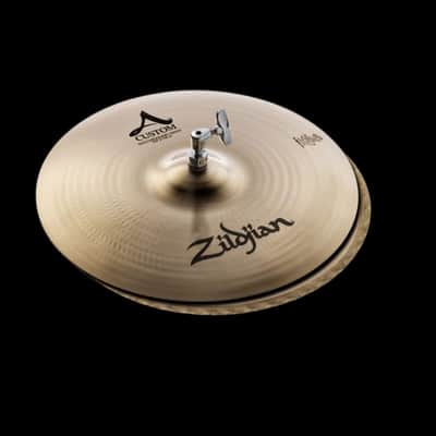 Zildjian A20550 14-inch A Custom Mastersound Hihat Cymbals image 1