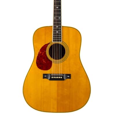 Early '70s B.C. Rich B-28 Left-Handed Acoustic Guitar Natural #404258 image 7