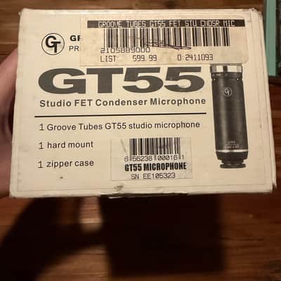 Immagine Groove Tubes GT55 Large Diaphragm Cardioid Class-A FET Condenser Microphone 2000s - Black - 8