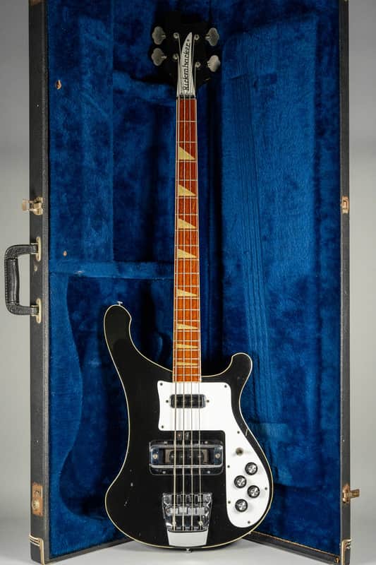 1976 Rickenbacker 4001 Bass Jetglo Finish w/OHSC image 1