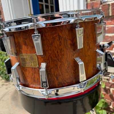Sonor Horst link 8 by 14” perfect rare amazing Germany made beech snare drum 80’s image 2
