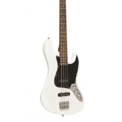 Stagg SBJ-30 WHB Standard "J" Paulownia Body Roasted Maple Neck 4-String Electric Bass Guitar image 3