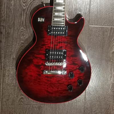 Gibson LP Custom Black Widow  2009 Red image 7