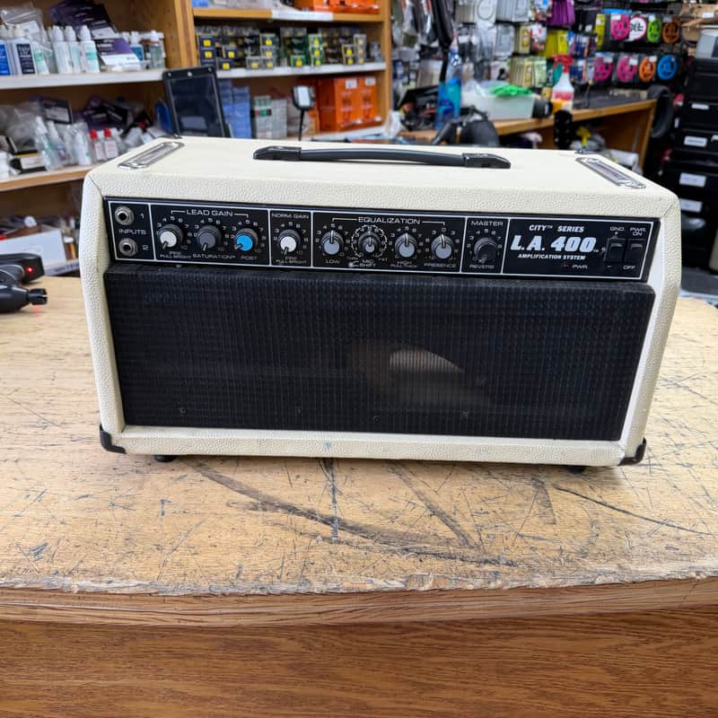 Vintage Peavey City Series L.A. 400 Custom Guitar Amp Amplifier Head image 1