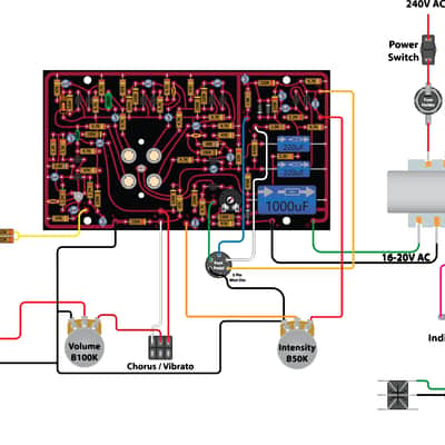 Uni-vibe Replica PCB (Shin-Ei / Honey) image 5