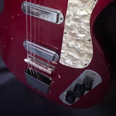Premier Multivox Royalist Guitar - Maple Neck, Original Finish - Well Padded Gig Bag - 1962 image 20
