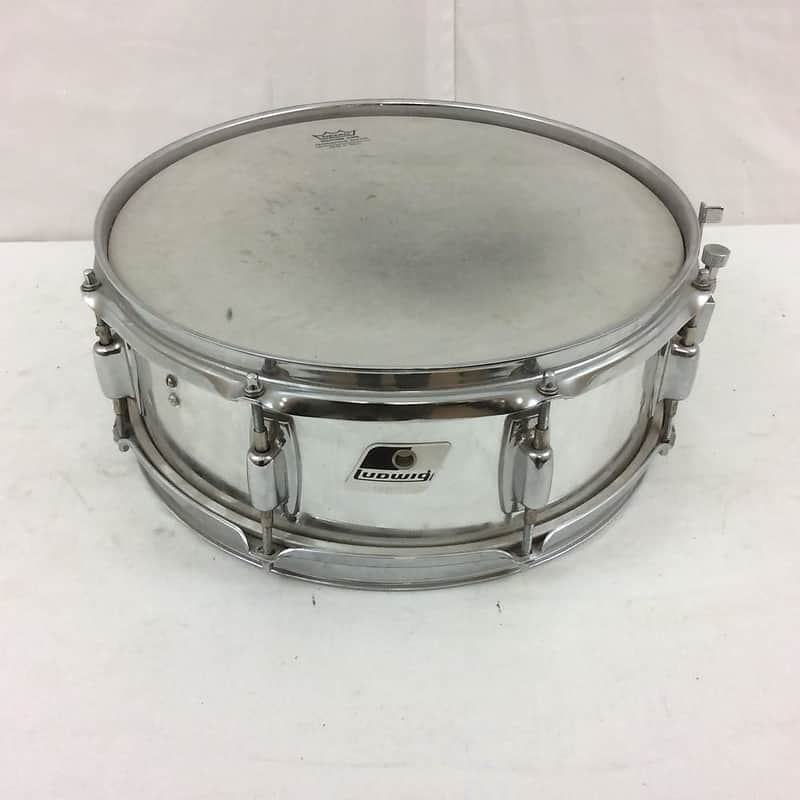 Ludwig LR717 Rocker 5x14" Chrome Over Wood Snare 1980s image 1