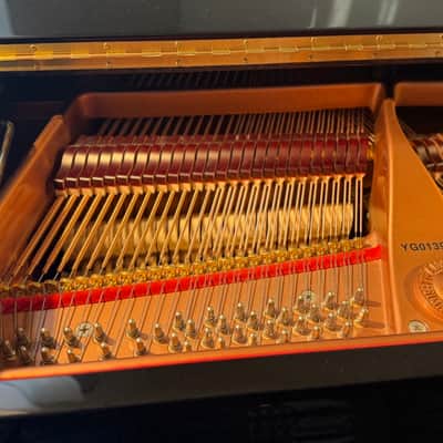 Young Chang Pramberger PG-157 Baby Grand Piano Early 2000's - Gloss Black image 2