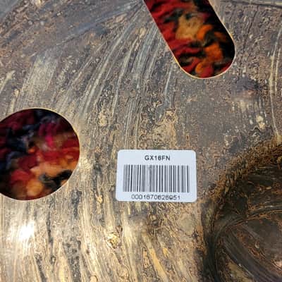 Orion Groove X Concept Crash 16" - Oxidized 995g *EUC* Trash Effects Made In Brazil image 7