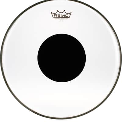 Remo Controlled Sound Clear Black Dot Drumhead - 14 inch image 1