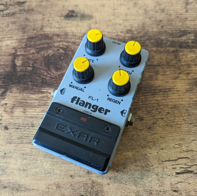 Vintage effects pedal Exar FL-1 Flanger 1990s image 1