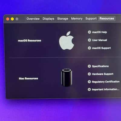 Apple Mac Pro (Late 2013)- 12-Core Intel Xeon E5-2.7 GHz -SSD 1TB - RAM 64GB - AMD FirePro D700 with 6 GB VIDEO EXCELLENT! image 7