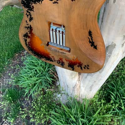 SRV Number One #1 Relic Strat Replica - Custom Licensed & Hand-crafted w/ FREE Gator Hard Case image 12